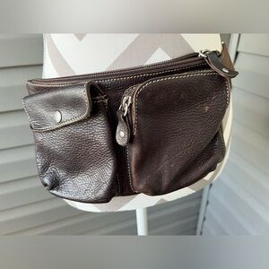 Roots Village Pack Tribe Soft Leather Belt Bag/Fanny Pack
